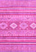 Machine Washable Abstract Pink Modern Rug, wshabs2399pnk