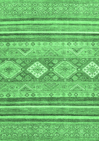 Abstract Emerald Green Modern Rug, abs2399emgrn