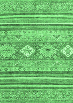 Abstract Emerald Green Modern Rug, abs2399emgrn
