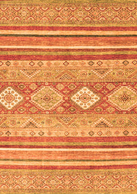 Abstract Orange Modern Rug, abs2399org