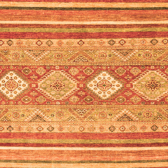 Abstract Orange Modern Rug, abs2399org