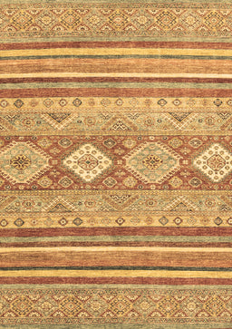 Abstract Brown Modern Rug, abs2399brn