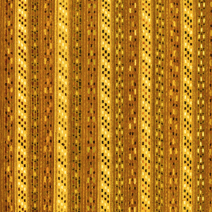 Square Abstract Yellow Modern Rug, abs239yw