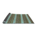 Sideview of Abstract Light Blue Modern Rug, abs239lblu