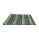 Sideview of Machine Washable Abstract Light Blue Modern Rug, wshabs239lblu