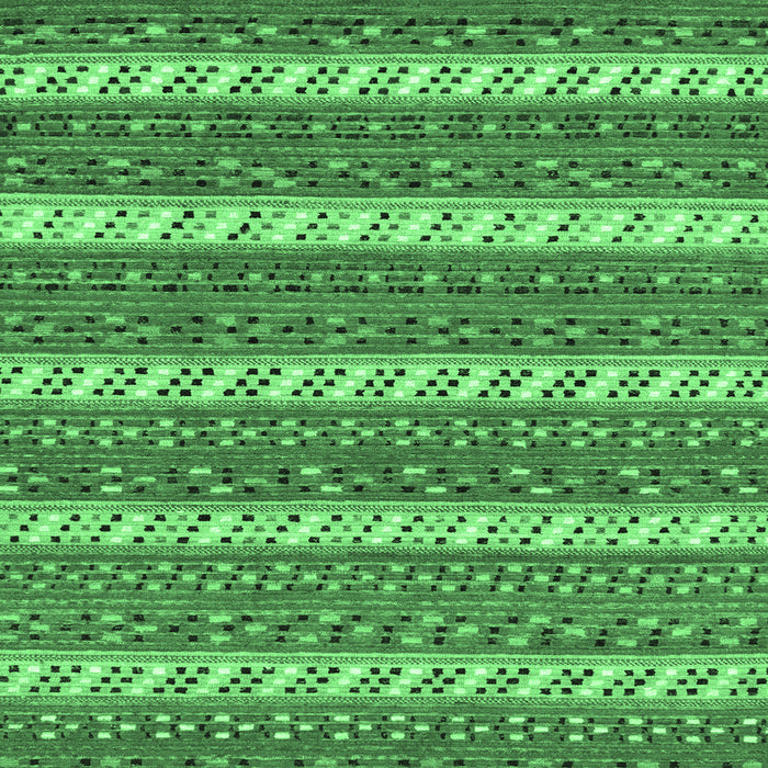 Square Machine Washable Abstract Emerald Green Modern Area Rugs, wshabs239emgrn