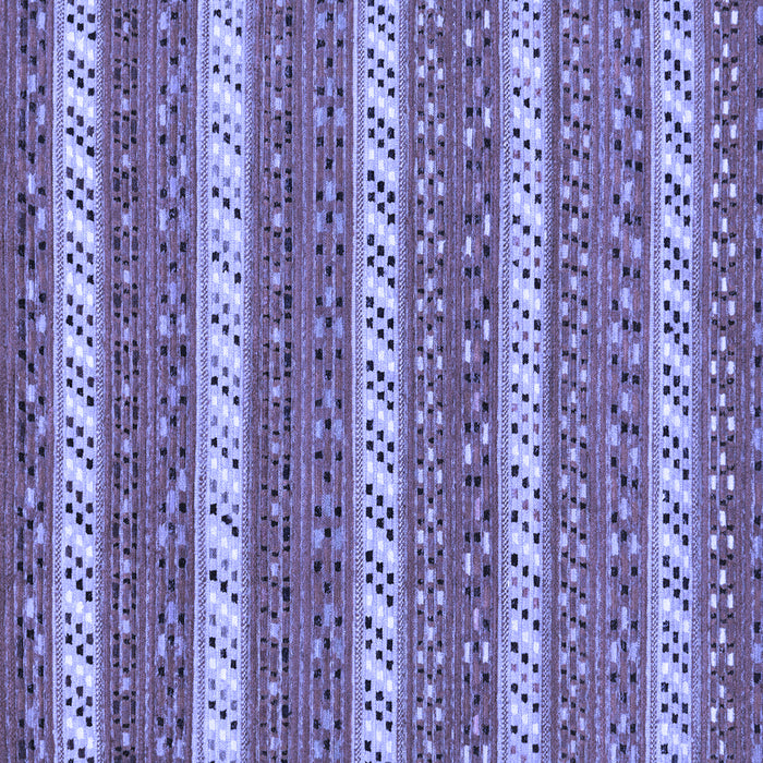 Square Abstract Blue Modern Rug, abs239blu