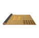 Sideview of Abstract Brown Modern Rug, abs23brn