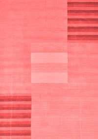 Abstract Red Modern Rug, abs23red