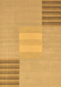 Abstract Brown Modern Rug, abs23brn