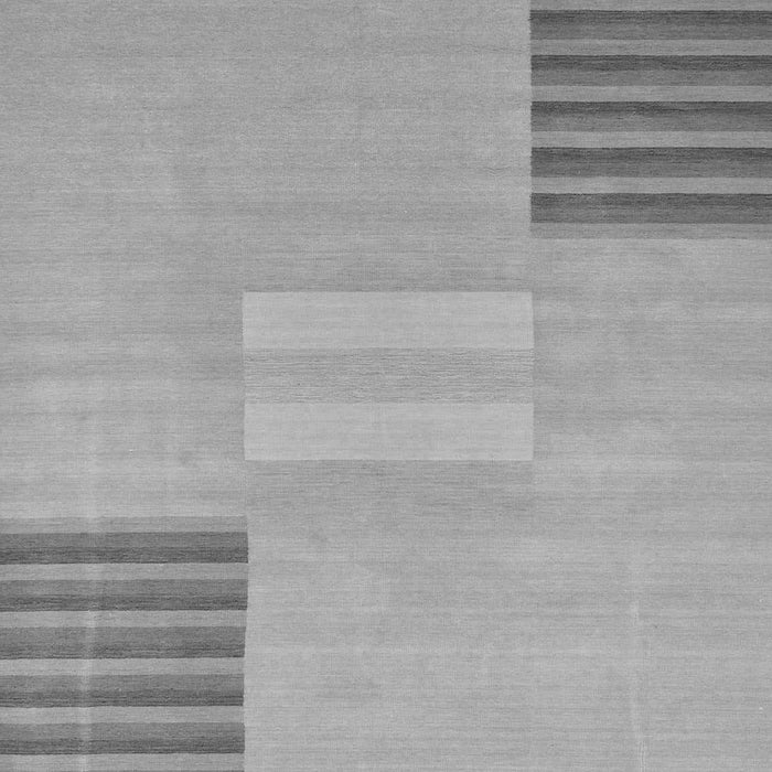 Square Machine Washable Abstract Gray Modern Rug, wshabs23gry