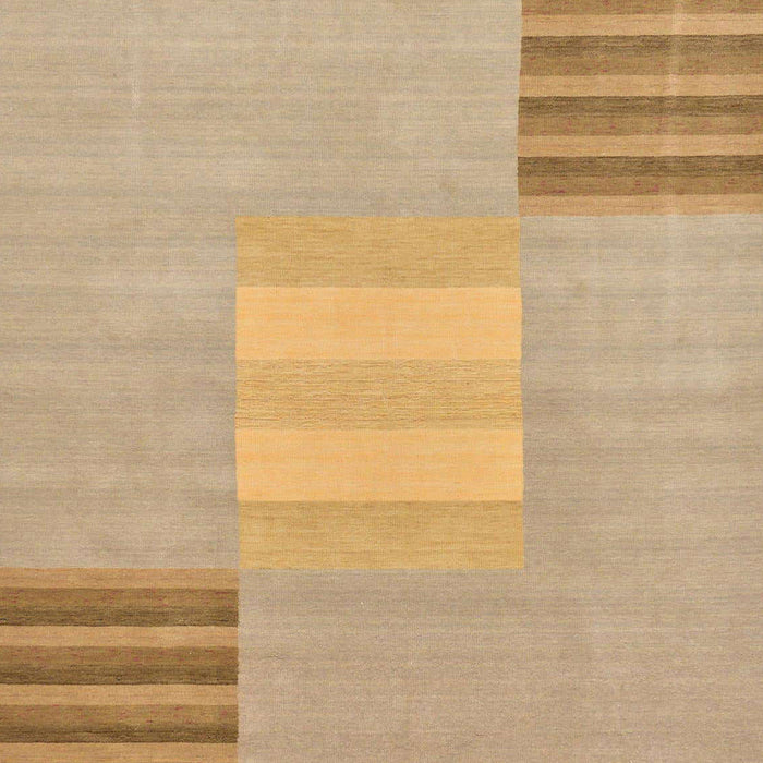 Machine Washable Abstract Bronze Brown Rug, wshabs23