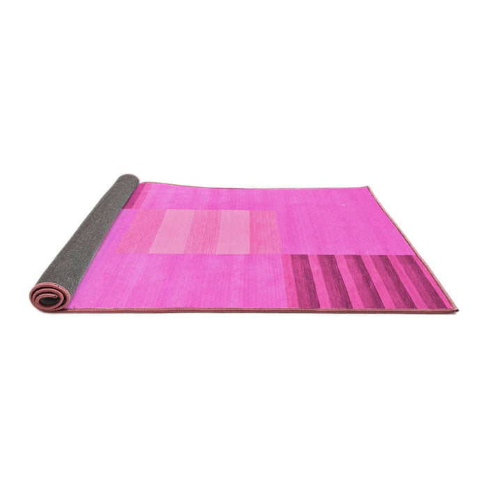 Sideview of Abstract Pink Modern Rug, abs23pnk