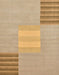 Abstract Bronze Brown Modern Rug, abs23