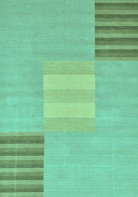 Abstract Turquoise Modern Rug, abs23turq