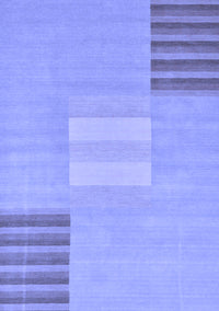 Abstract Blue Modern Rug, abs23blu