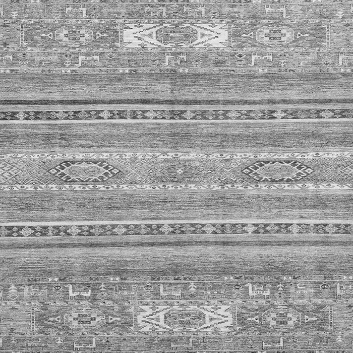 Square Machine Washable Abstract Gray Modern Rug, wshabs2400gry