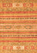 Abstract Orange Modern Rug, abs2400org