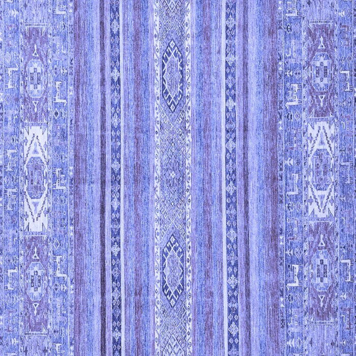 Square Abstract Blue Modern Rug, abs2400blu