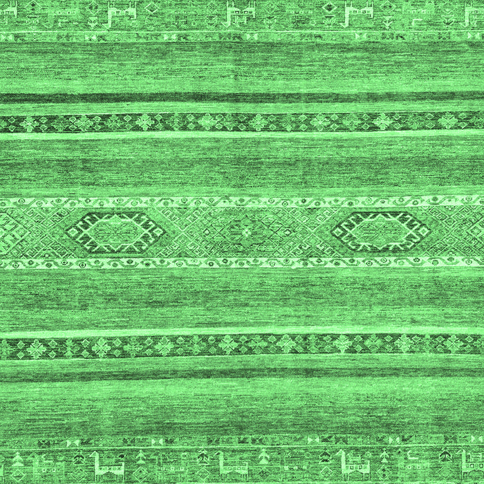 Machine Washable Abstract Emerald Green Modern Area Rugs, wshabs2400emgrn