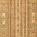 Square Abstract Brown Modern Rug, abs2400brn