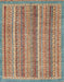 Abstract Sand Brown Oriental Rug, abs2401