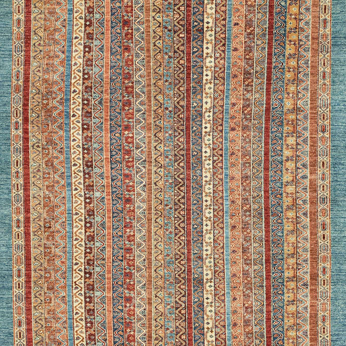 Abstract Sand Brown Oriental Rug, abs2401