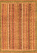 Machine Washable Oriental Orange Modern Area Rugs, wshabs2401org