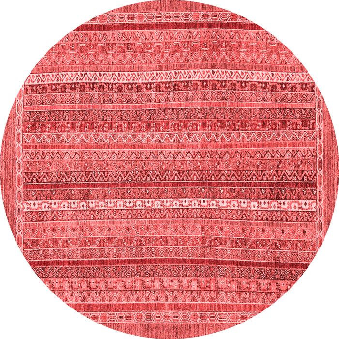 Machine Washable Oriental Red Modern Rug, wshabs2401red