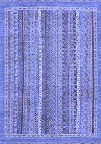 Oriental Blue Modern Rug, abs2401blu