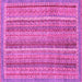 Square Oriental Pink Modern Rug, abs2401pnk