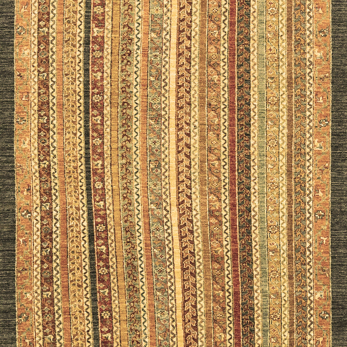 Machine Washable Oriental Brown Modern Rug, wshabs2402brn