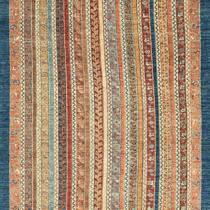 Machine Washable Abstract Chestnut Brown Rug, wshabs2402