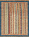 Abstract Chestnut Brown Oriental Rug, abs2402