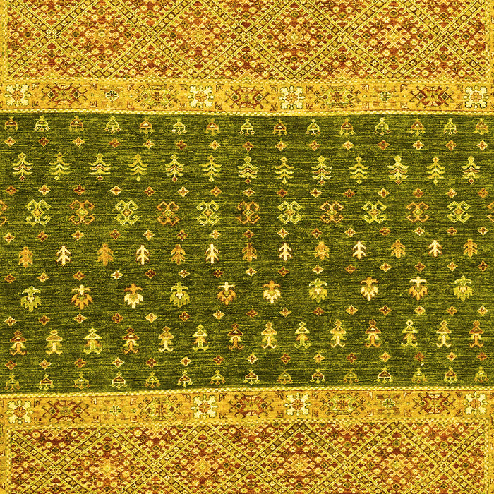 Oriental Yellow Modern Rug, abs2403yw