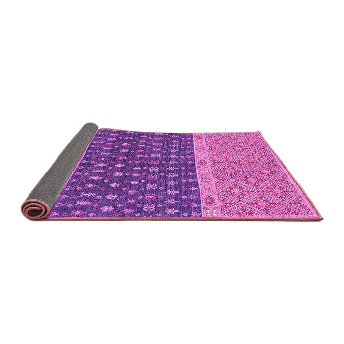 Sideview of Oriental Pink Modern Rug, abs2403pnk