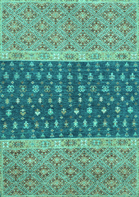 Oriental Turquoise Modern Rug, abs2403turq