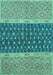 Oriental Turquoise Modern Rug, abs2403turq