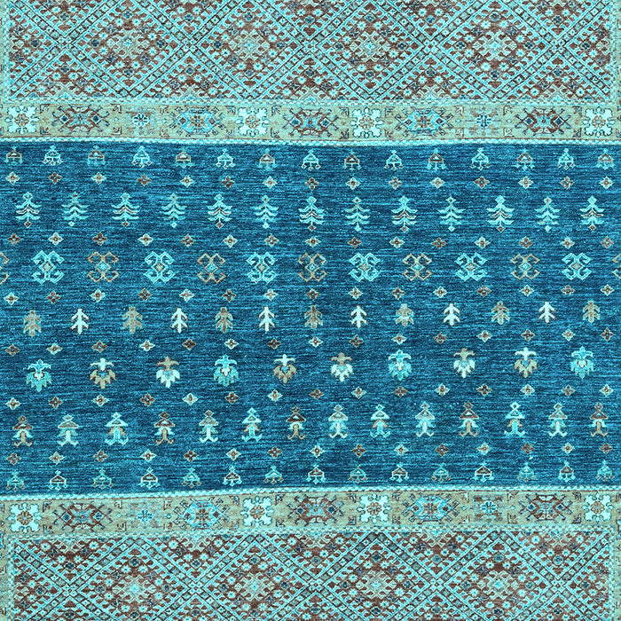 Oriental Light Blue Modern Rug, abs2403lblu