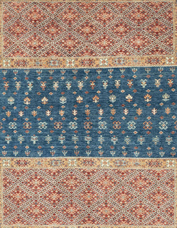Abstract Sand Brown Oriental Rug, abs2403