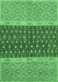 Oriental Emerald Green Modern Rug, abs2403emgrn