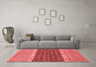 Modern Red Washable Rugs