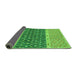 Sideview of Oriental Green Modern Rug, abs2403grn