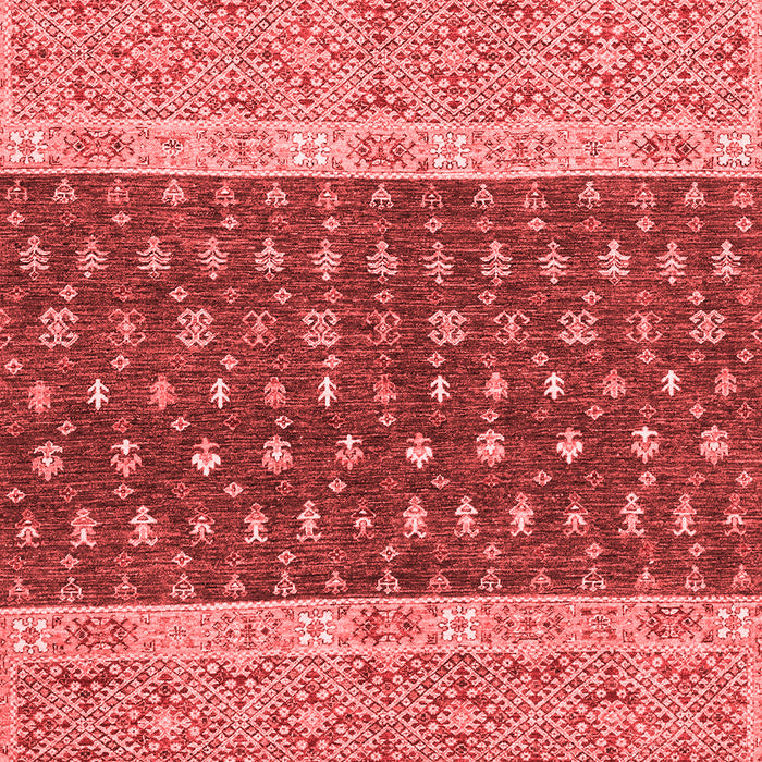 Machine Washable Oriental Red Modern Rug, wshabs2403red