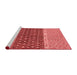 Modern Red Washable Rugs