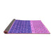 Sideview of Oriental Purple Modern Rug, abs2403pur