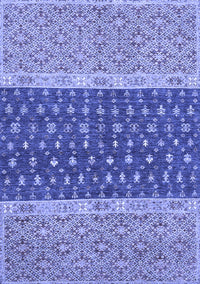 Oriental Blue Modern Rug, abs2403blu