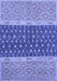 Oriental Blue Modern Rug, abs2403blu