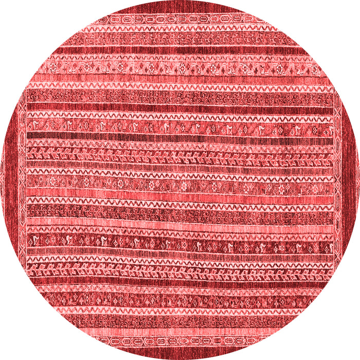 Machine Washable Oriental Red Modern Rug, wshabs2404red