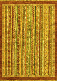 Oriental Yellow Modern Rug, abs2404yw